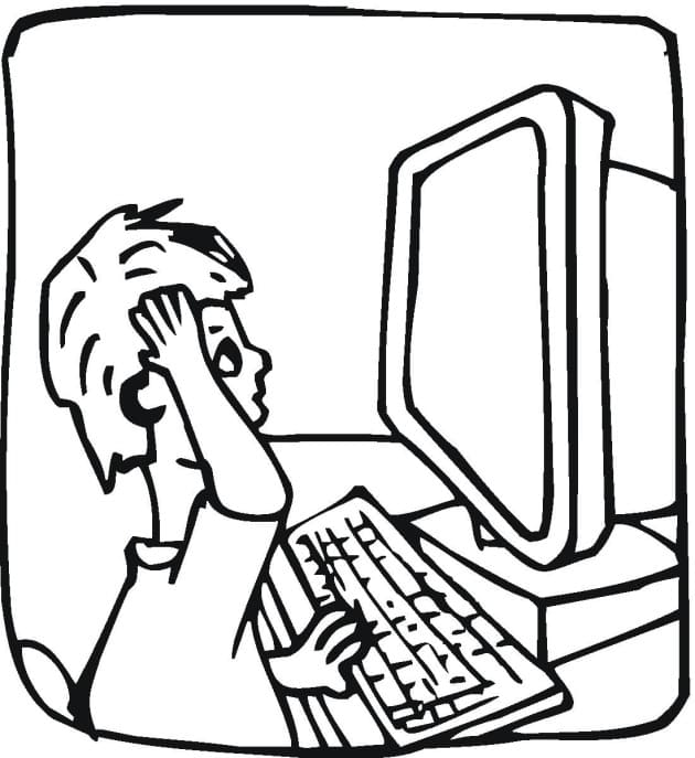 Na Komputerze kolorowanki